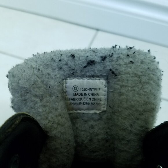 Weather Spirits 3M Thinsulate Insulation Water Resistant Black Boots Size 12 - Picture 10 of 11